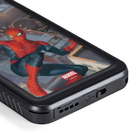 Marvel Spiderman Spidey Sense Galaxy S24 Plus Waterproof Case
